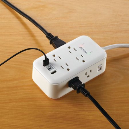 NOMA 8-Outlet 2 USB-A/C Power Bar