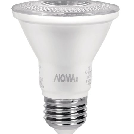 NOMA PAR20 E26 Base Dimmable LED Flood Light Bulbs, 5000K, 520 Lumens, Daylight, 50W, 3-pk