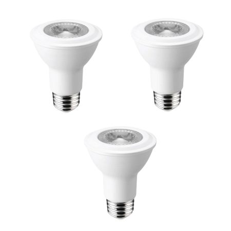 NOMA PAR20 E26 Base Dimmable LED Flood Light Bulbs, 5000K, 520 Lumens, Daylight, 50W, 3-pk