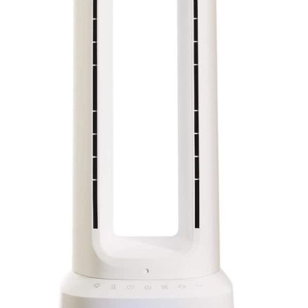 NOMA Bladeless HEPA Filter Oscillating 10-Speed Air Purifier, White