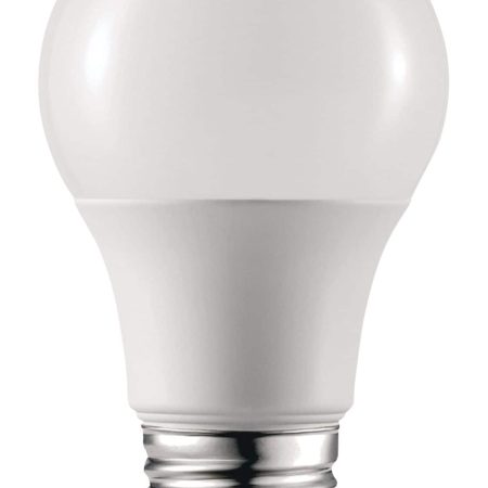 NOMA A19 E26 Base Non-Dimmable LED Light Bulbs, 800 Lumens, Daylight, 60W, 8-pk