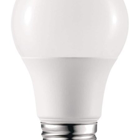 NOMA A19 E26 Base Non-Dimmable LED Light Bulbs, 800 Lumens, Warm White, 60W, 8-pk