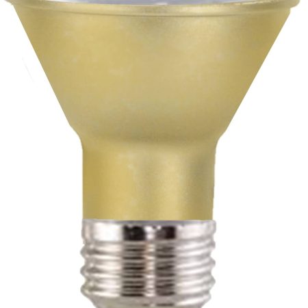 NOMA Designer Series PAR20 E26 Base Dimmable LED Flood Light Bulbs with a Matte Gold Base, Warm White, 50W, 2-pk