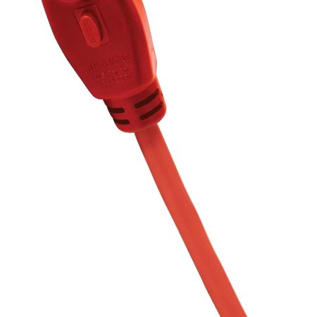 NOMA 98-ft 5-in 14/3 Outdoor Extension Cord with Grounded Outlet and Locking Connector,  Red