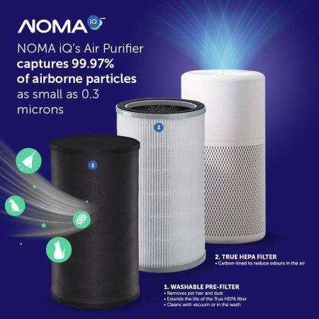 NOMA iQ True HEPA Smart Wi-Fi Medium Air Purifier