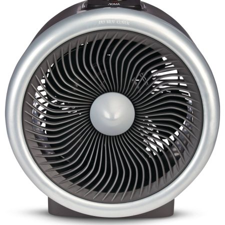 NOMA Turbo Mechanical Utility Space Fan Heater, 1500W, Black