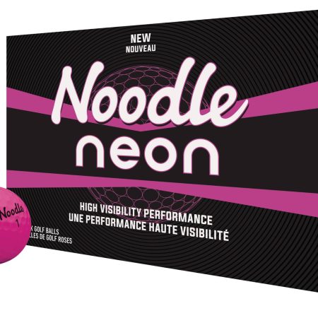 TaylorMade Noodle Neon Golf Balls, 12-pk, Pink