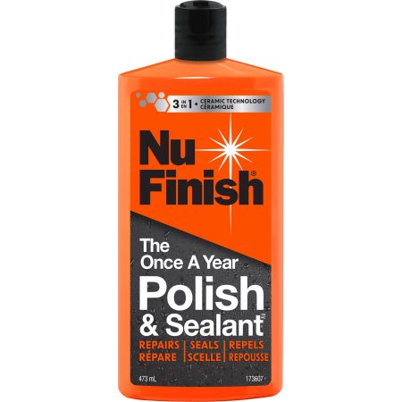 Nu Finish Once A Year Car Polish & Sealant, 473-ml