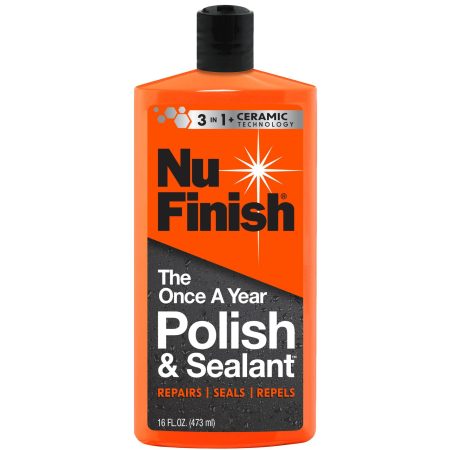 Nu Finish Once A Year Car Polish & Sealant, 473-ml