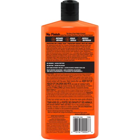 Nu Finish Once A Year Car Polish & Sealant, 473-ml