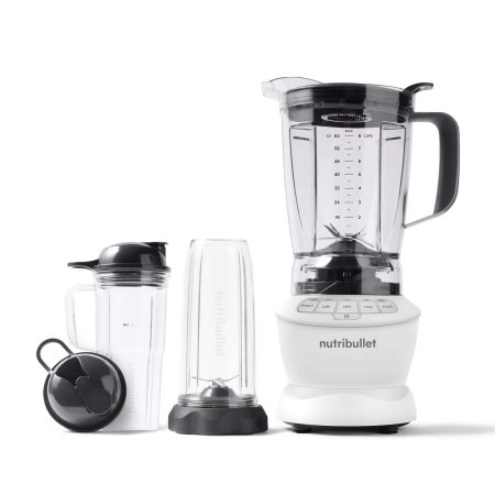 NutriBullet® Full Sized & Single Serve Blender Combo, Includes 64-oz Pitcher & Accessories, 1200W