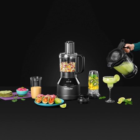 NutriBullet® Triple Prep Kitchen System with Accessories, Includes Full Sized Blender, Food Processor & Personal Blender