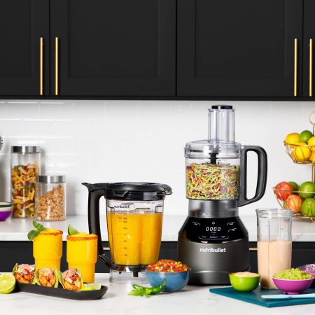 NutriBullet® Triple Prep Kitchen System with Accessories, Includes Full Sized Blender, Food Processor & Personal Blender