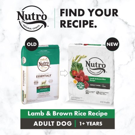 Nutro Wholesome Essentials™ Lamb & Brown Rice Adult Dry Dog Food, 2.3-kg