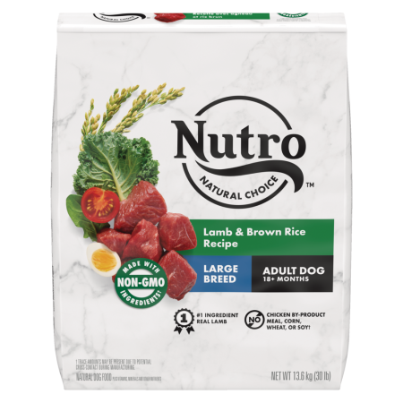 Nutro Wholesome Essentials™ Large Breed Lamb & Brown Rice Adult Dry Dog Food, 13.6-kg