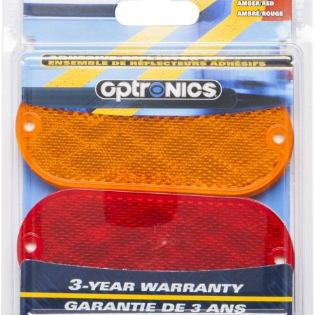 Optronics Oblong Reflector Kit for Trailer, 4-pk