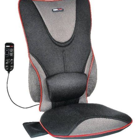 ObusForme© Back Support Massage Full Back & Seat Heated Cushion with Lumbar Support