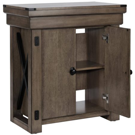 Ollie & Hutch Wildwood 20 Gallon Aquarium Stand, Rustic Grey