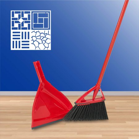 Vileda Oskar Broom with Dustpan