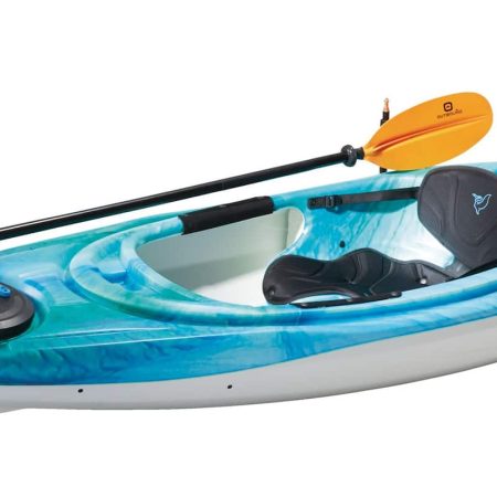 Pelican Maxim 100NXT Sit-in 1-Person Kayak, Aquamarine/White, 10-ft