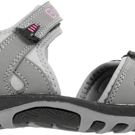 Outbound Women's Addi Sandals with Velcro® Closure Straps, Durable Outsole, Grey