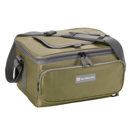 Outbound Collapsible Soft Cooler, 12 Can Capacity, 7-L, Green