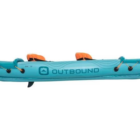 Outbound 2-Person Inflatable Kayak w/Paddle, 10-ft