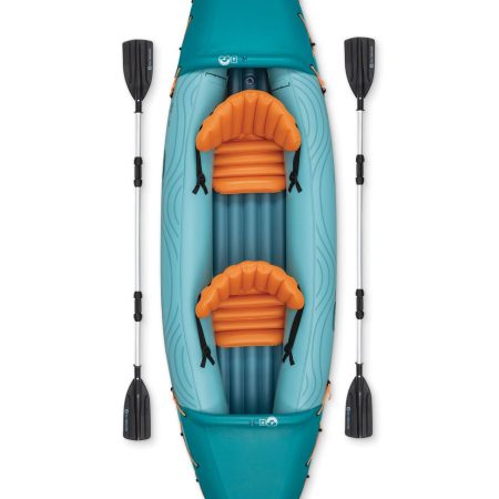 Outbound 2-Person Inflatable Kayak w/Paddle, 10-ft