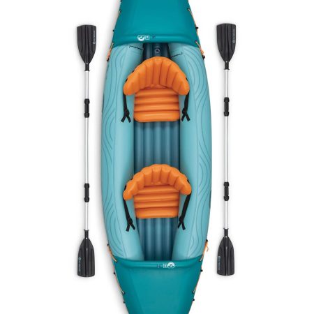 Outbound 2-Person Inflatable Kayak w/Paddle, 10-ft