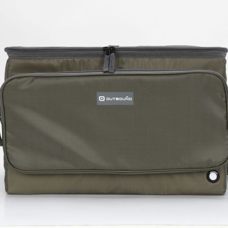 Outbound Large Collapsible Soft Cooler, 48 Can Capacity, 48-L, Olive/Green