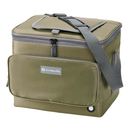 Outbound Small Collapsible Soft Cooler, 24 Can Capacity, 40-L, Olive/Green