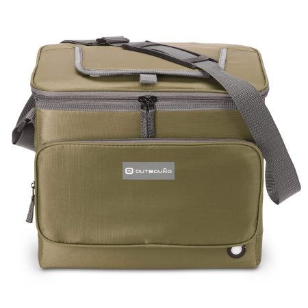 Outbound Small Collapsible Soft Cooler, 24 Can Capacity, 40-L, Olive/Green