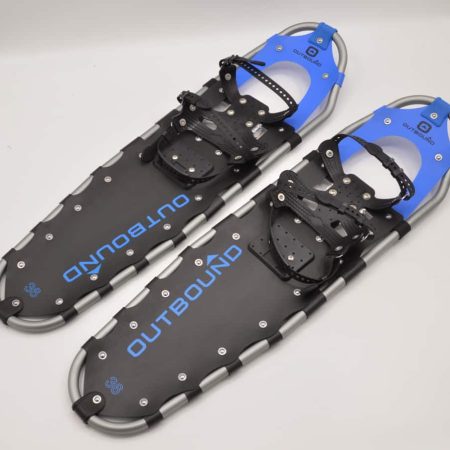 Outbound Men's/Women's Lightweight Aluminium Snowshoes, Adjustable Bindings, 36-In