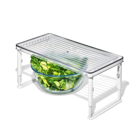 OXO Good Grips Adjustable Refrigerator Shelf, Clear