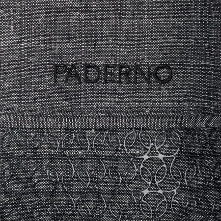 PADERNO Printed Silicone Oven Mitt, Black Chambray, One-Size