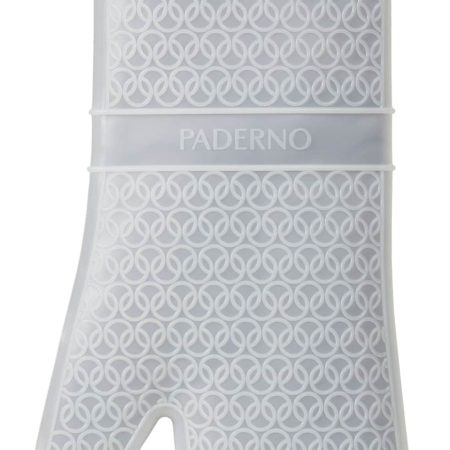 PADERNO Washable Silicone Oven Mitt, Grey, One-Size