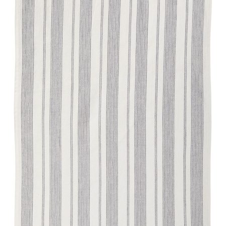 PADERNO All-Purpose Striped Cotton Terry Kitchen Towels, Grey, 2-pk