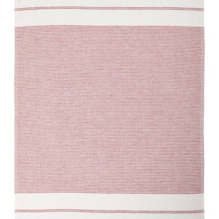 PADERNO All-Purpose Striped Flatweave Terry Kitchen Towels, Red, 2-pk