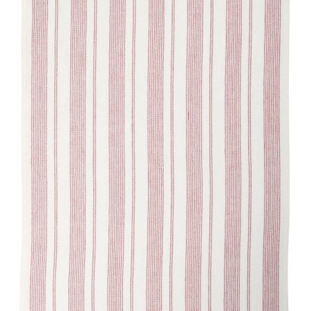 PADERNO All-Purpose Striped Flatweave Terry Kitchen Towels, Red, 2-pk