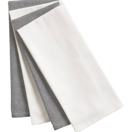 PADERNO All-Purpose Cotton Kitchen Towels, Grey, 4-pk