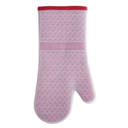 PADERNO Silicone Oven Mitt, Non-Slip Grip, 1-pc, Red