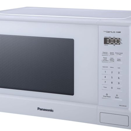 Panasonic NN-SU64LW Countertop Microwave Genius Sensor Cooking, 1.3-cu.ft., Matte White