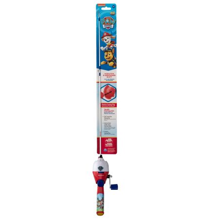 PAW Patrol I Spincast Fishing Rod and Reel Combo, Pre-Spooled, 29.5-in