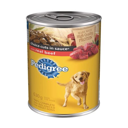 Pedigree® Choice Cuts in Sauce with Beef Canned Adult Wet Dog Food, 630-g