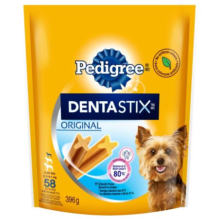 Pedigree Dentastix Oral Care Dog Treats for Mini Breeds, 396-g, 58-Pk