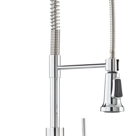 Peerless® Gourmet Single Handle Pull Down Kitchen Faucet, Chrome