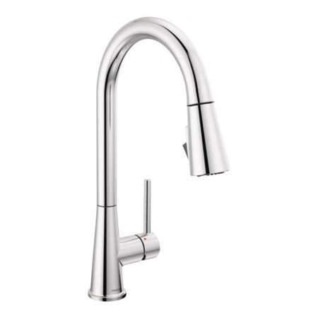 Peerless Precept Single Lever Pull Down Kitchen Faucet with POWERinse™, Chrome