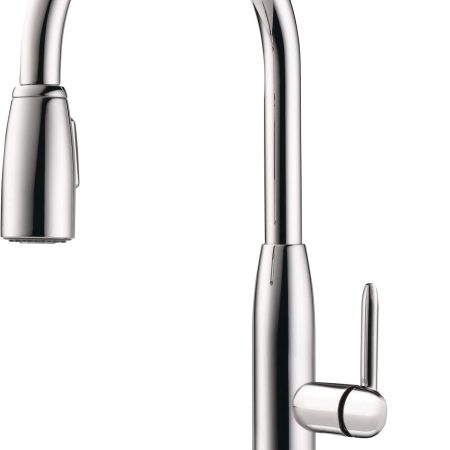 Peerless® Tunbridge Single Handle High Arc Pull Down Kitchen Faucet, Chrome