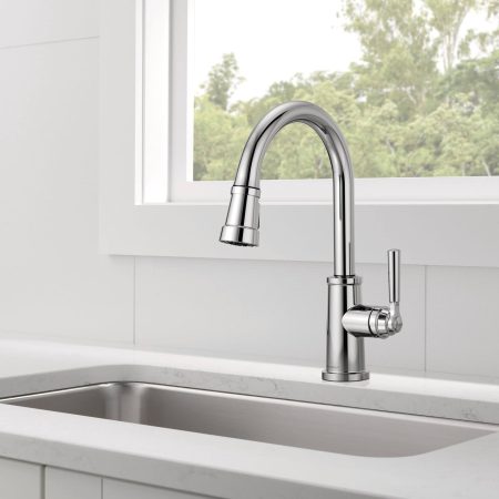 Peerless® Westchester Single Handle Pull Down Kitchen Faucet, Chrome