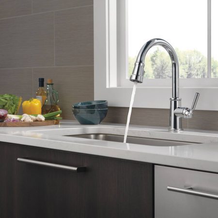 Peerless® Westchester Single Handle Pull Down Kitchen Faucet, Chrome